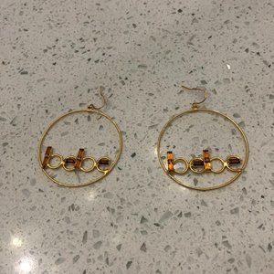 BEBE hoop earrings